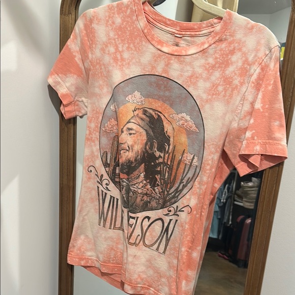 Willie Nelson Graphic Tie-Dye T-Shirt - Picture 1 of 1